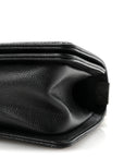 Caviar Quilted Small Boy Flap Black