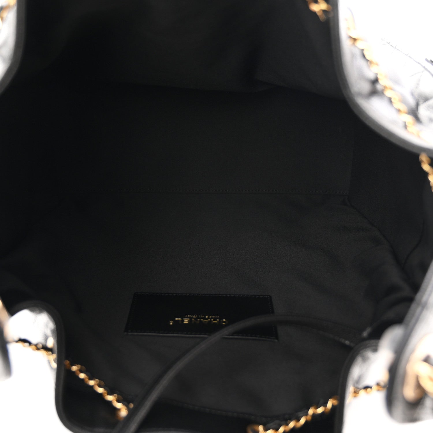 Caviar Quilted Medium CHNL 25 Handbag Black