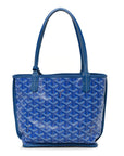 Goyardine Reversible Mini Anjou Sky Blue