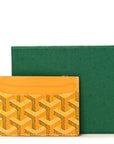 Goyardine Saint Sulpice Card Holder Yellow