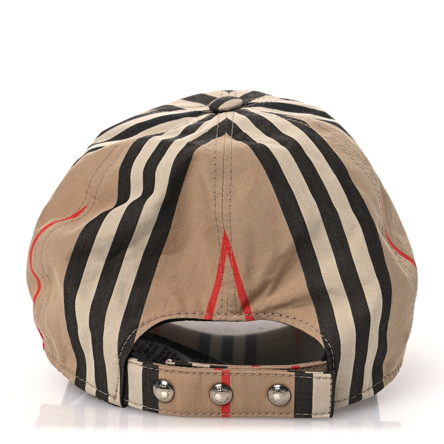 Cotton Vintage Check Monogram Baseball Hat S Archive Beige