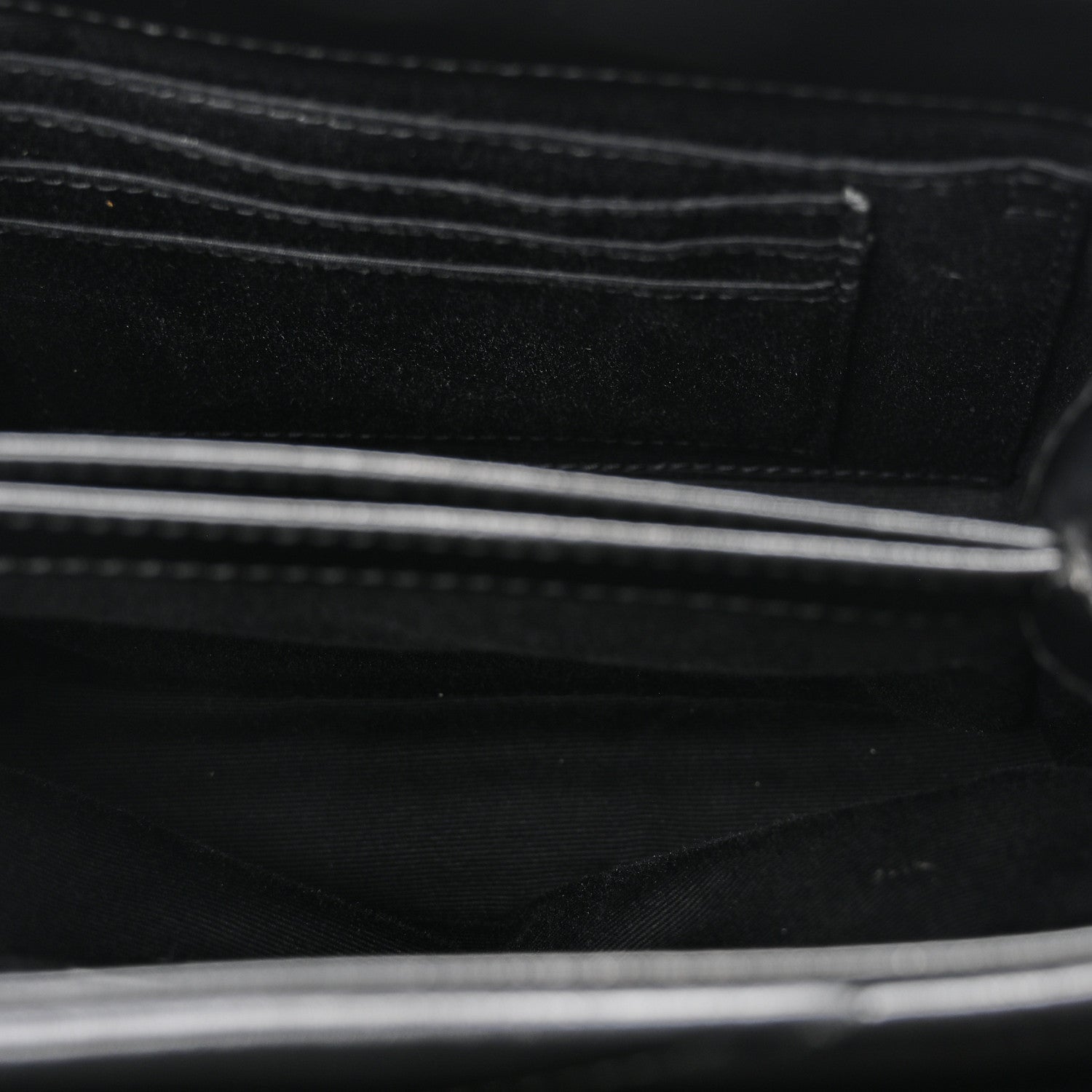 Calfskin Y Quilted Monogram Toy Loulou Crossbody Bag Black