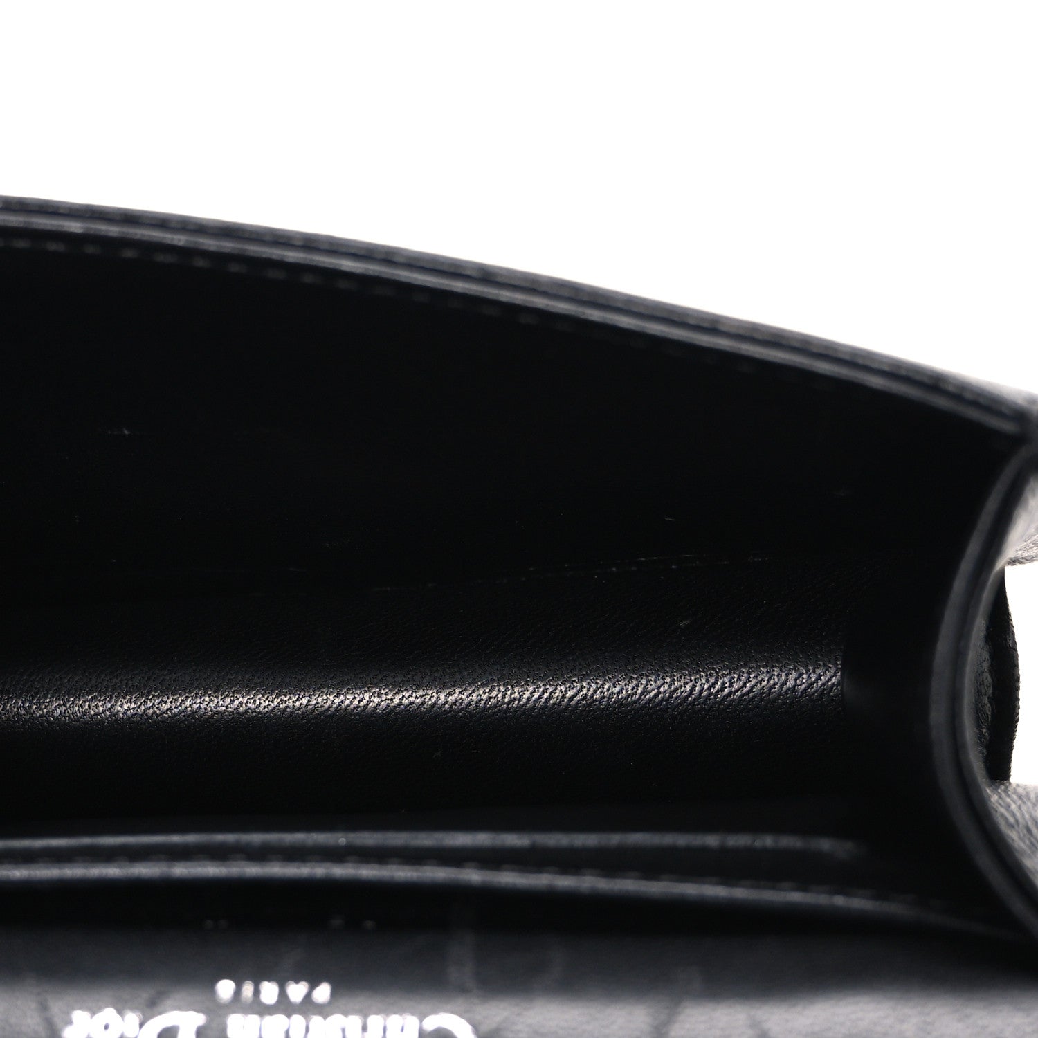 Lambskin Baby D1ORama Flap Bag Black