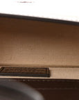 Glazed Calfskin Le Grand Bambino Midnight Brown