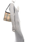 Vintage Check Shoulder Bag Black