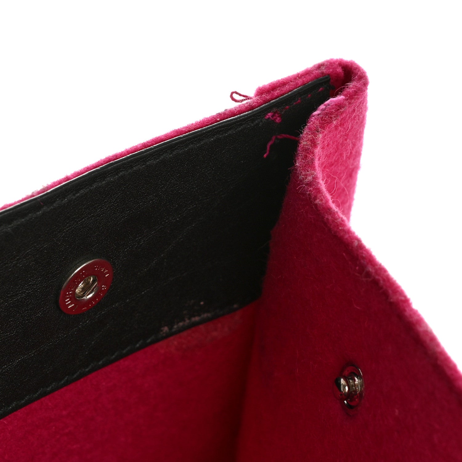 Wool Rive Gauche Tote Fuchsia