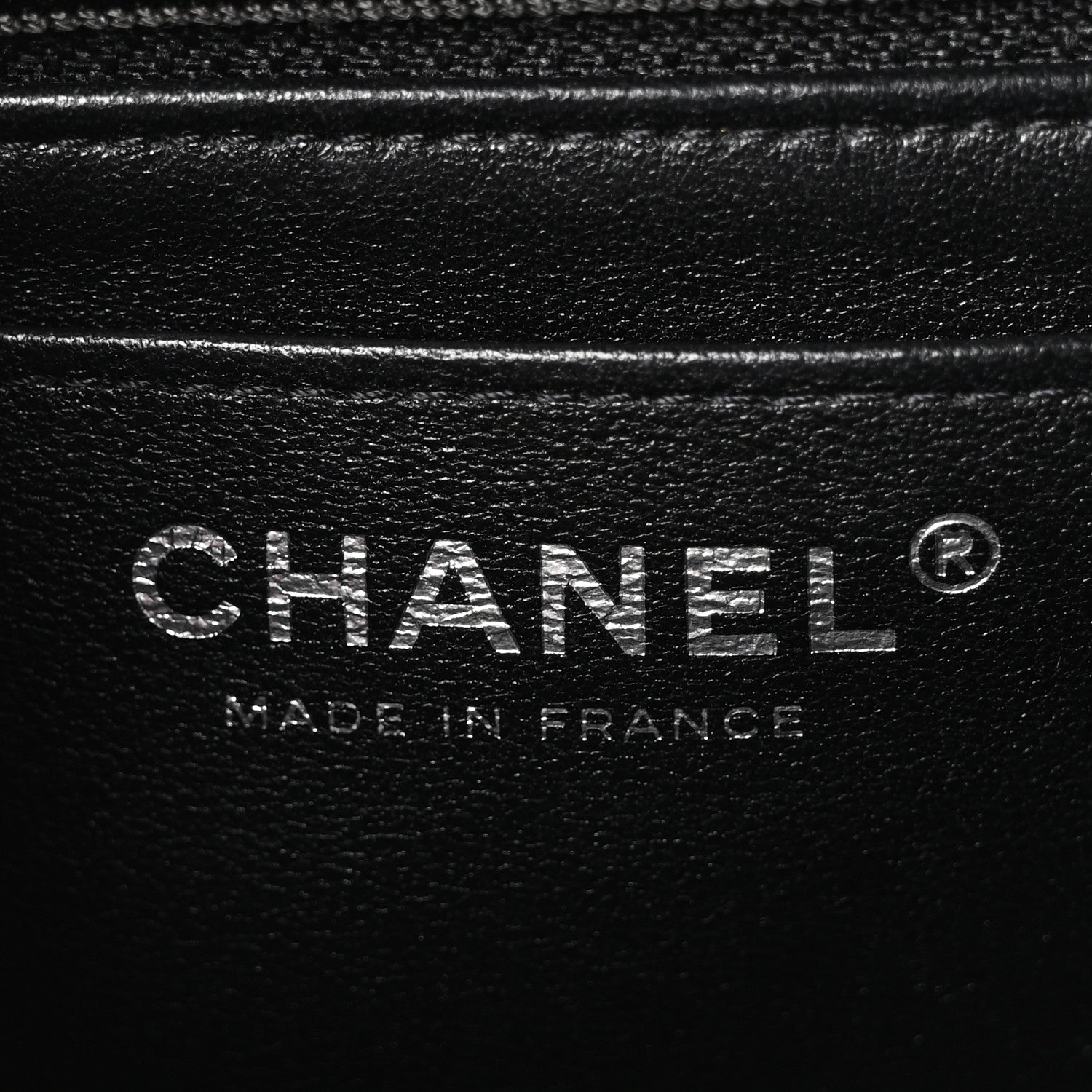 Lambskin Quilted Mini Rectangular Flap Black