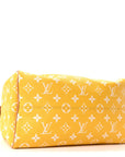 Calfskin Monogram Speedy P9 Bandouliere 25 Jaune Mat