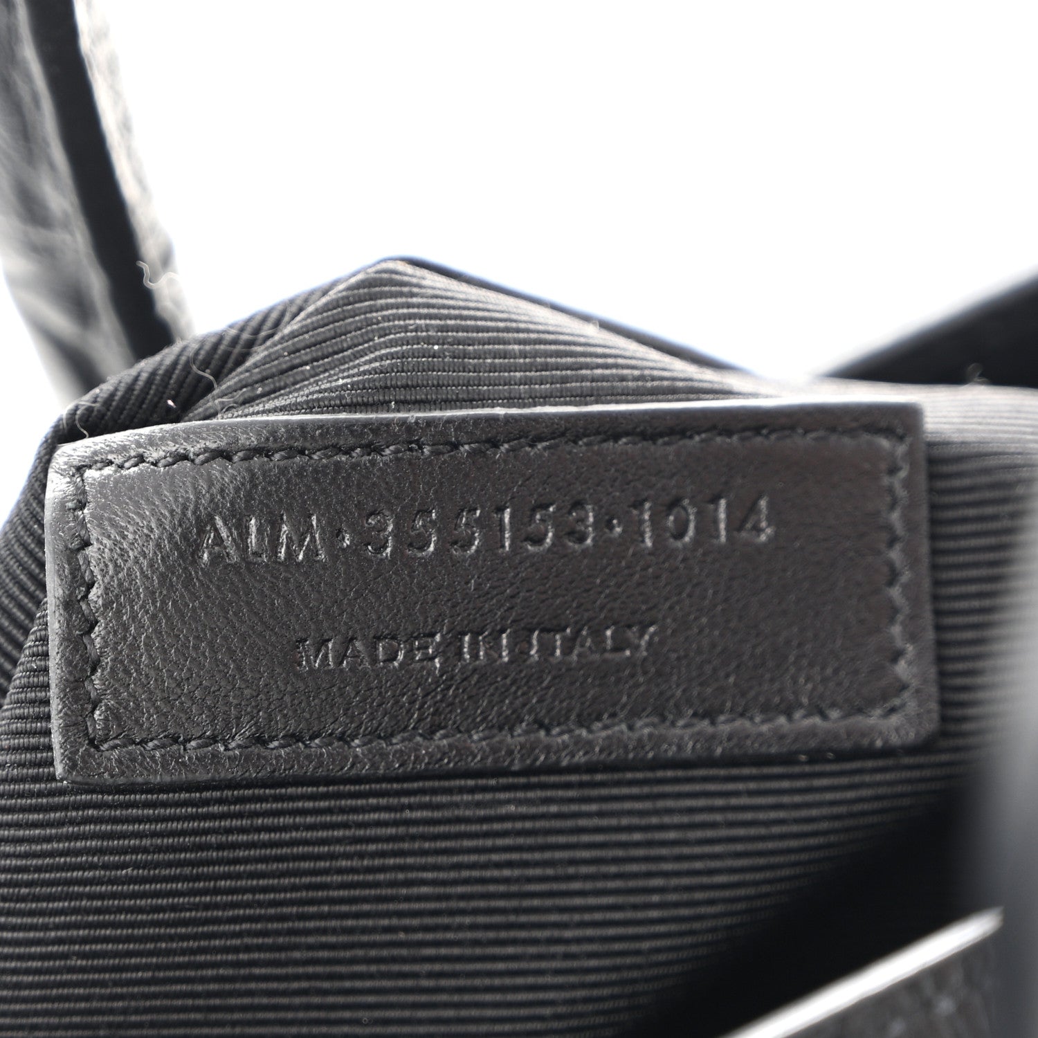 Calfskin Crocodile Embossed Small Sac de Jour Black
