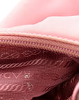 Tessuto Nylon Saffiano Mini Re-Edition 2000 Bag Rosa