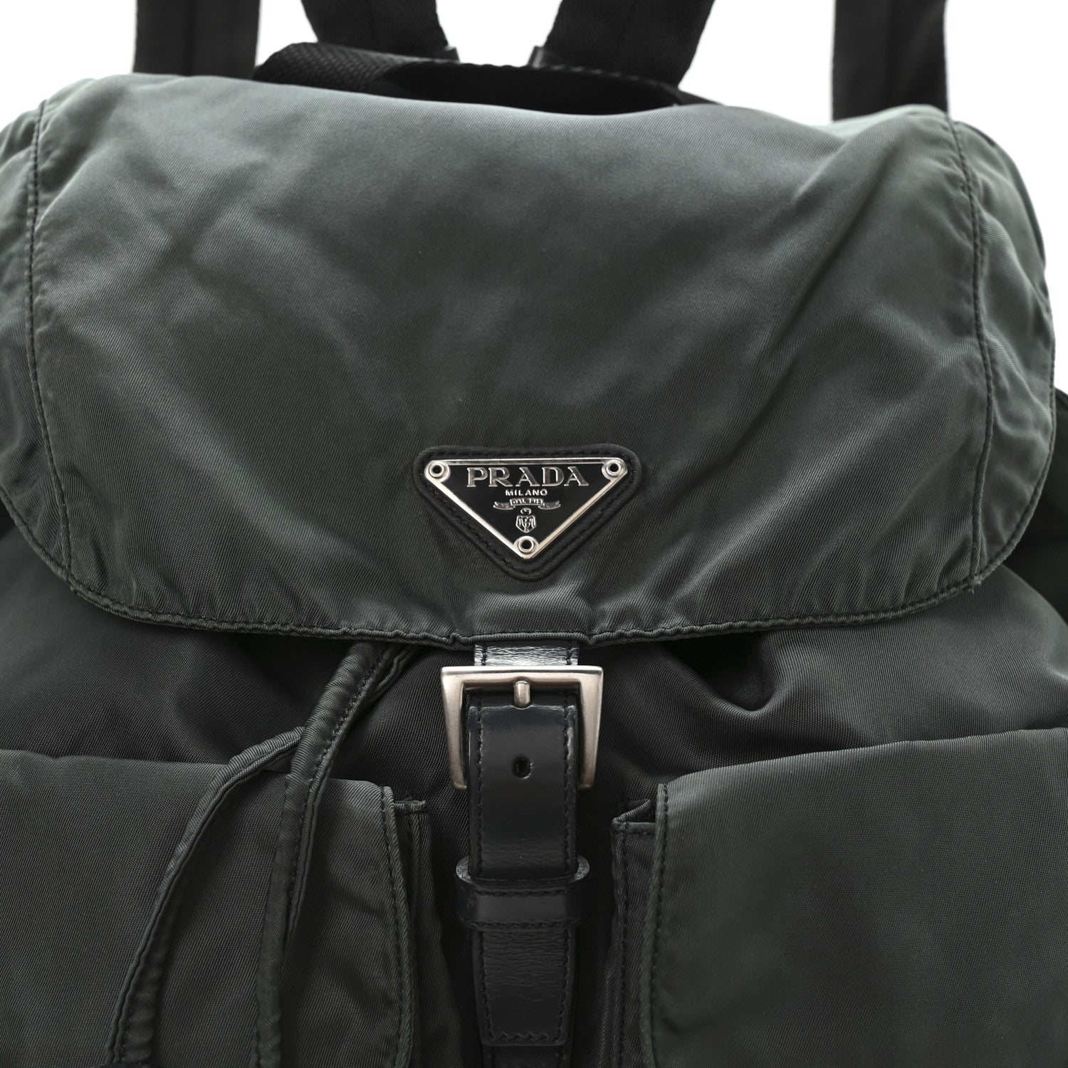 Nylon Vela Medium Backpack Green