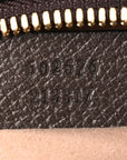 GG Supreme Monogram Mini Ophidia Top Handle Shoulder Bag Brown