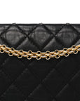 Aged Calfskin Quilted 2.55 Reissue 226 Flap Black