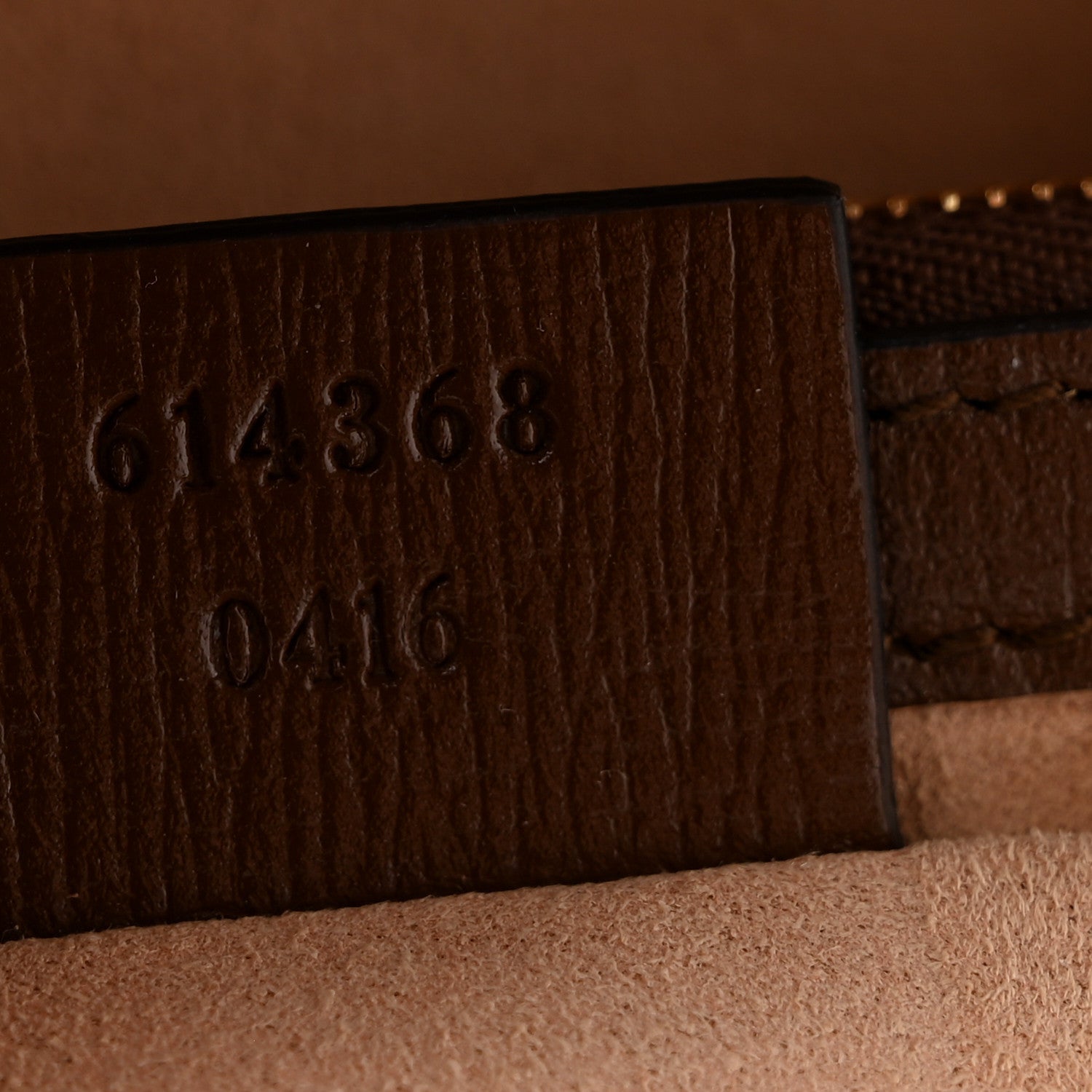 GG Supreme Monogram Mini Clasp Bag Beige Brown