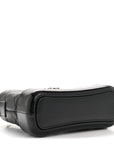 Aged Calfskin Quilted Small Gabrielle Hobo Black