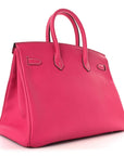 Epsom Candy Birkin 35 Rose Tyrien Tosca