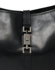 Calfskin Jackie O Hobo Black