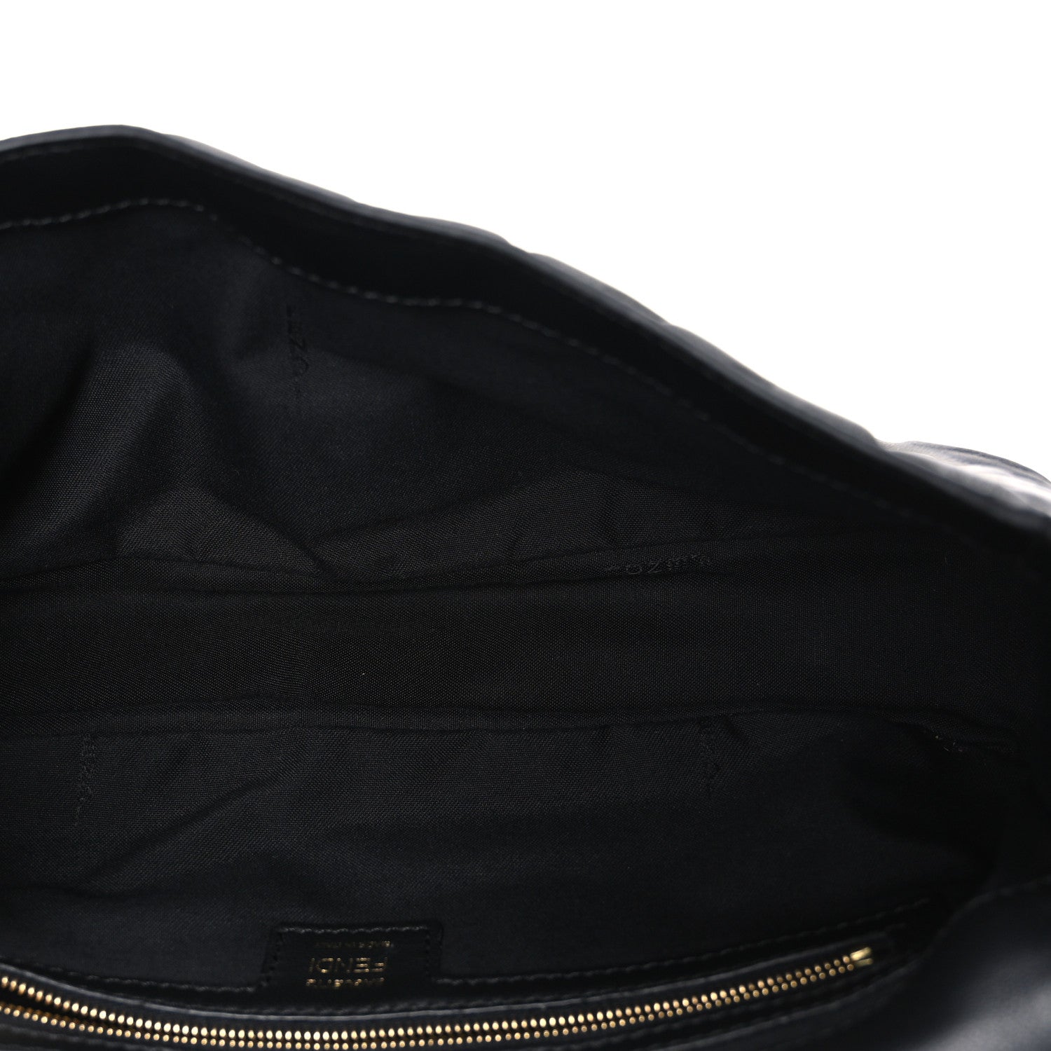 Nappa FF 1974 Embossed Baguette Black