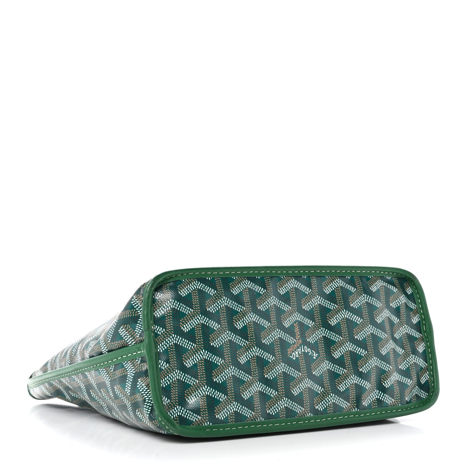 Goyardine Reversible Mini Anjou Green