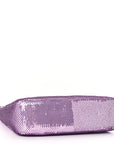 Paillettes Sequin Mini Re-Edition 2000 Bag Lilium Black