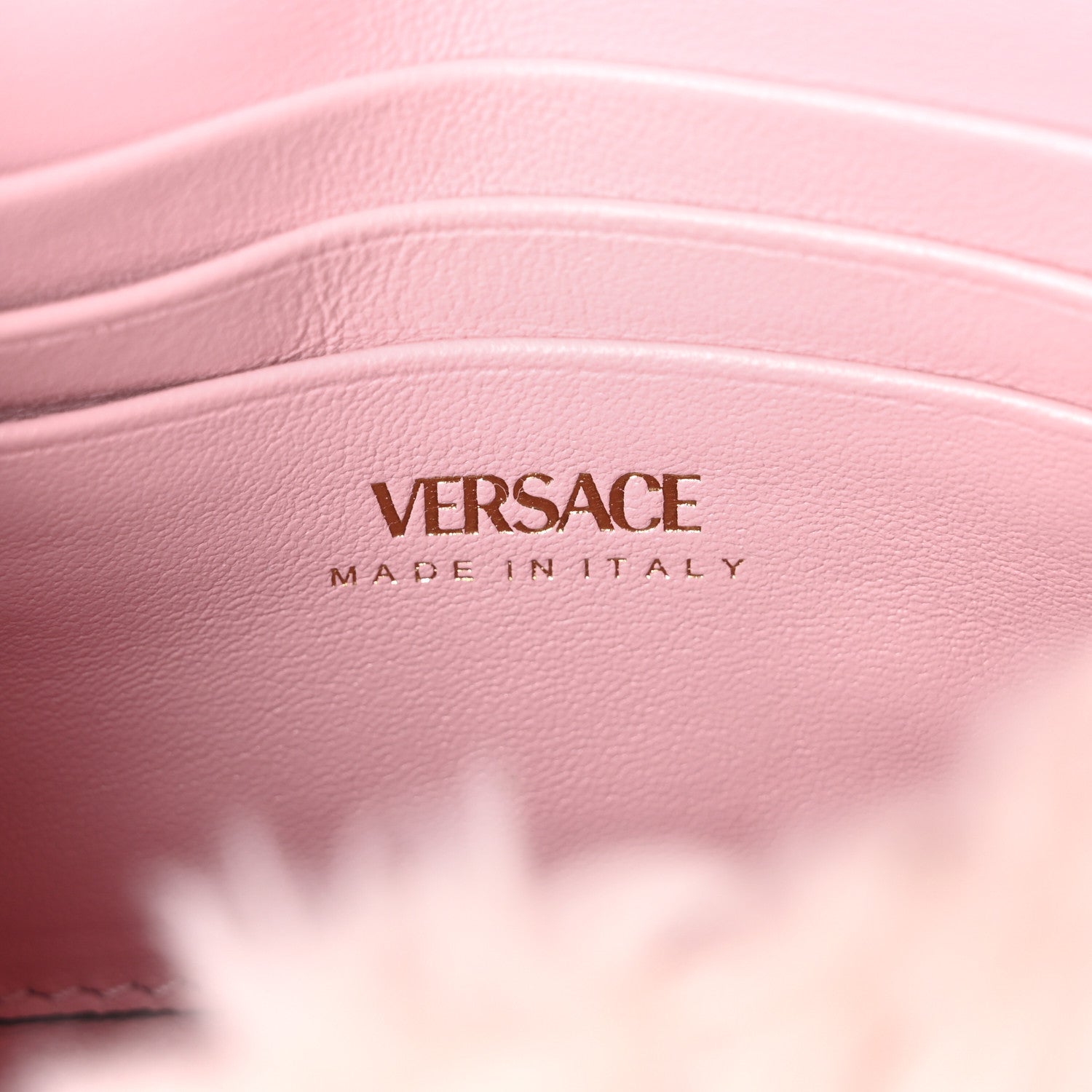 Faux Fur Quilted Virtus V Mini Chain Flap Shoulder Bag English Rose