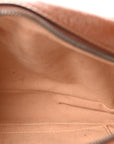 Glazed Calfskin Matelasse Diagonal Small GG Marmont Chain Shoulder Bag Cuir