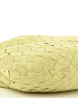 Suede Calfskin Intrecciato Teen Jodie Hobo Lemon Wash