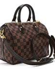 Damier Ebene Speedy Bandouliere 25