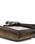 GG Supreme Monogram Super Mini Dionysus Shoulder Bag Taupe