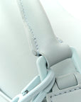 Grained Calfskin Small Puzzle Bag Aquamarine