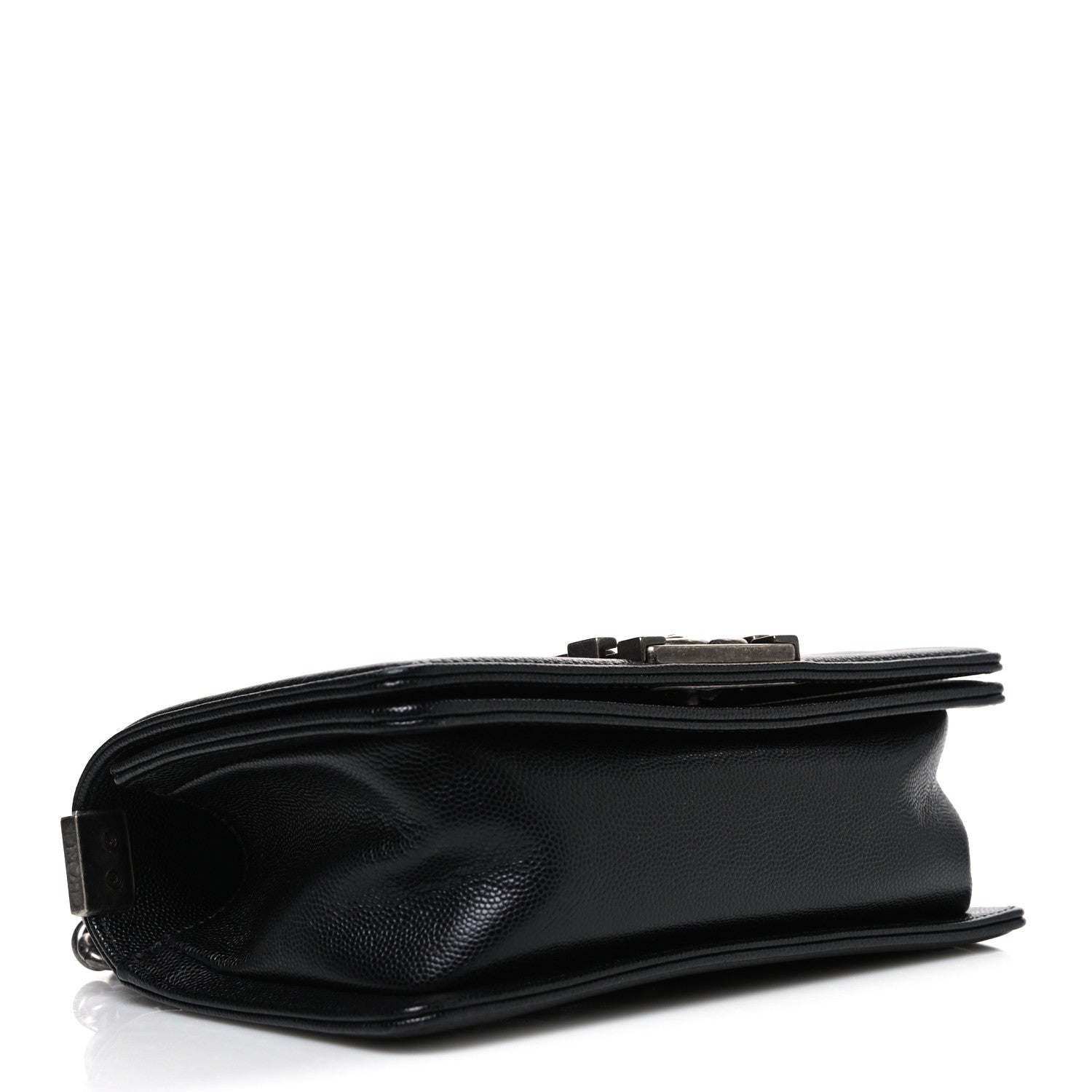 Caviar Quilted Small Boy Flap Black