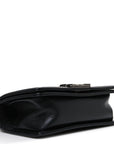 Caviar Quilted Small Boy Flap Black