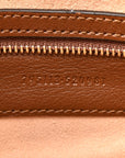 GG Supreme Monogram Medium Padlock Shoulder Bag Beige Ebony Brown Sugar