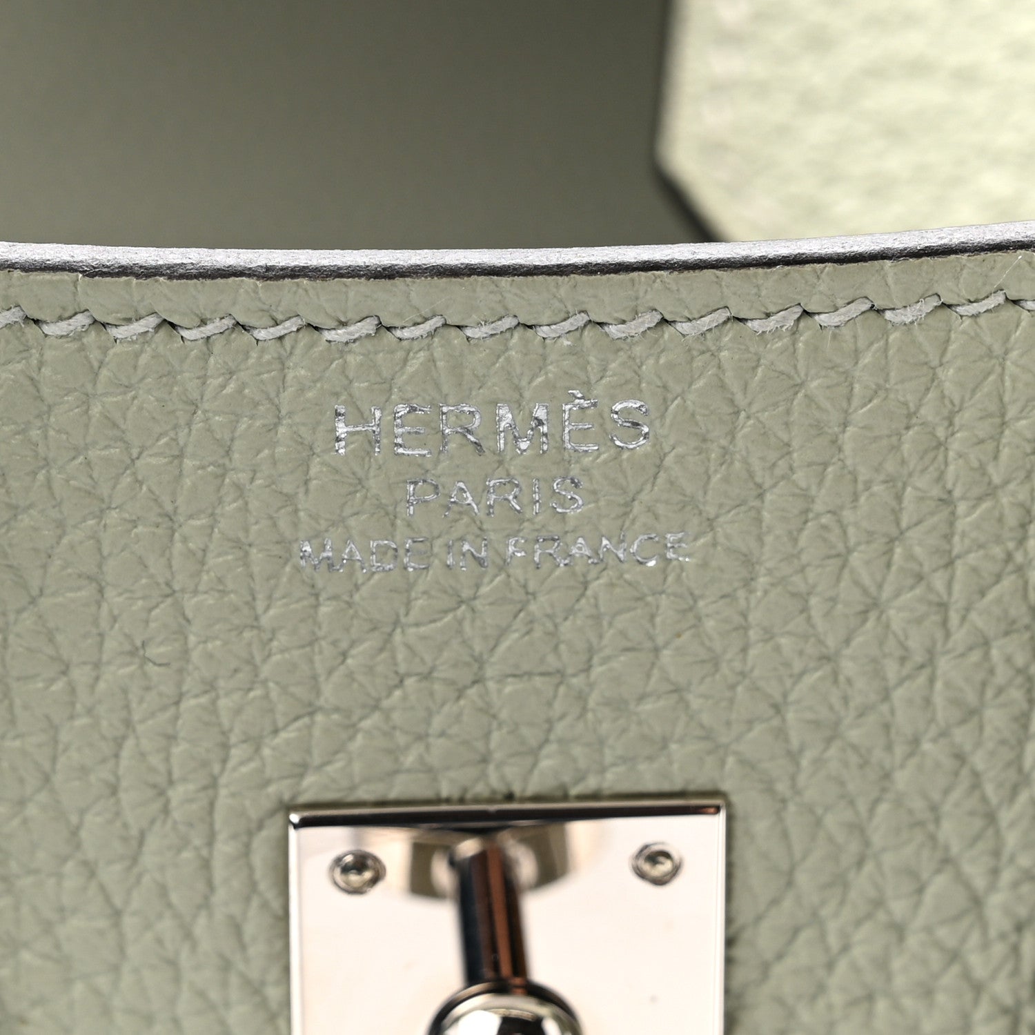 Togo Birkin 25 Gris Neve