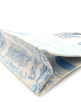 Canvas Embroidered Medium D1ORiviera Toile De Jouy Book Tote Light Blue