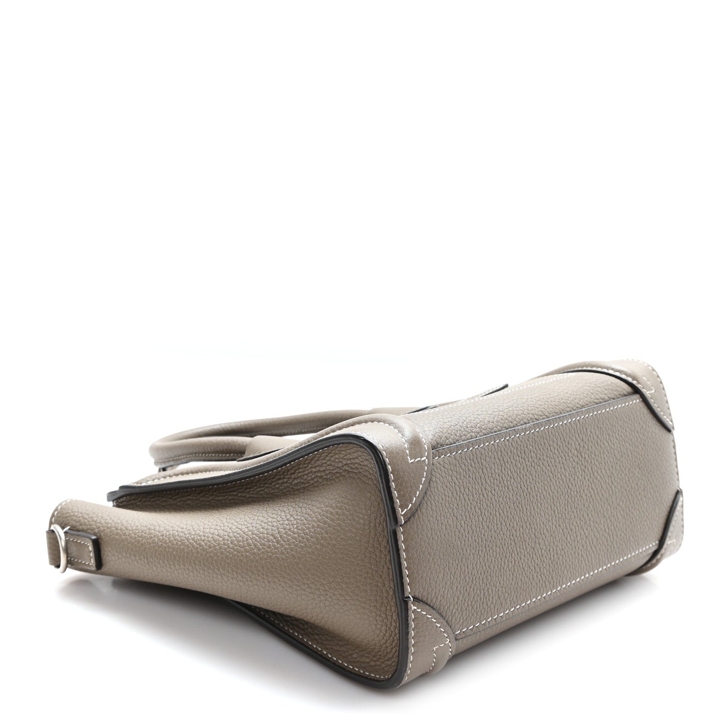Drummed Calfskin Nano Luggage Souris