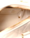 Calfskin Macrocannage Groove 20 Bag Dusty Ivory
