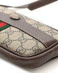GG Supreme Monogram Web Mini Ophidia GG Bag Brown
