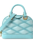 Lambskin Malletage Alma Nano Lagoon Blue