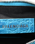 Agneau Arena Le Cagole Shoulder Bag XS Turquoise