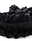 Ruffled Jersey Le Cagole Shoulder Bag XS Black
