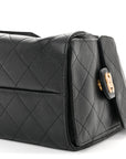 Caviar Quilted Small CHNL 25 Handbag Black