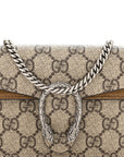 GG Supreme Monogram Super Mini Dionysus Shoulder Bag Taupe