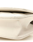 Caviar Quilted CHNL 19 Wallet On Chain WOC White Pink