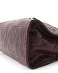 Agneau Arena Classic Hardware Small Le City Dark Burgundy