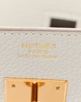 Togo Birkin 30 Gris Pale