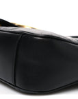 Calfskin Matelasse Medium GG Marmont Shoulder Bag Black