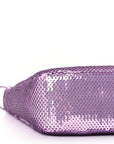 Paillettes Sequin Mini Re-Edition 2000 Bag Lilium Black