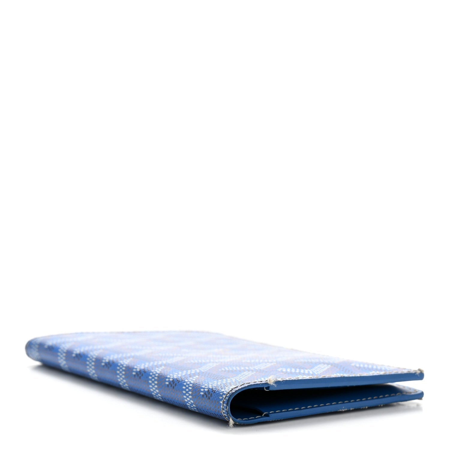 Goyardine Grenelle Passport Wallet Sky Blue