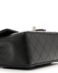 Lambskin Quilted Mini Rectangular Flap Black